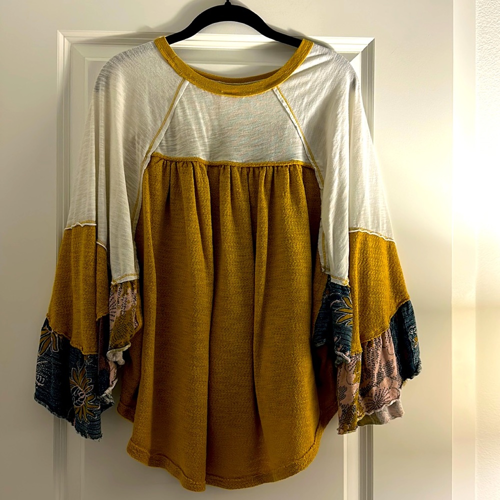 Free People Cotton Blouse, Size M